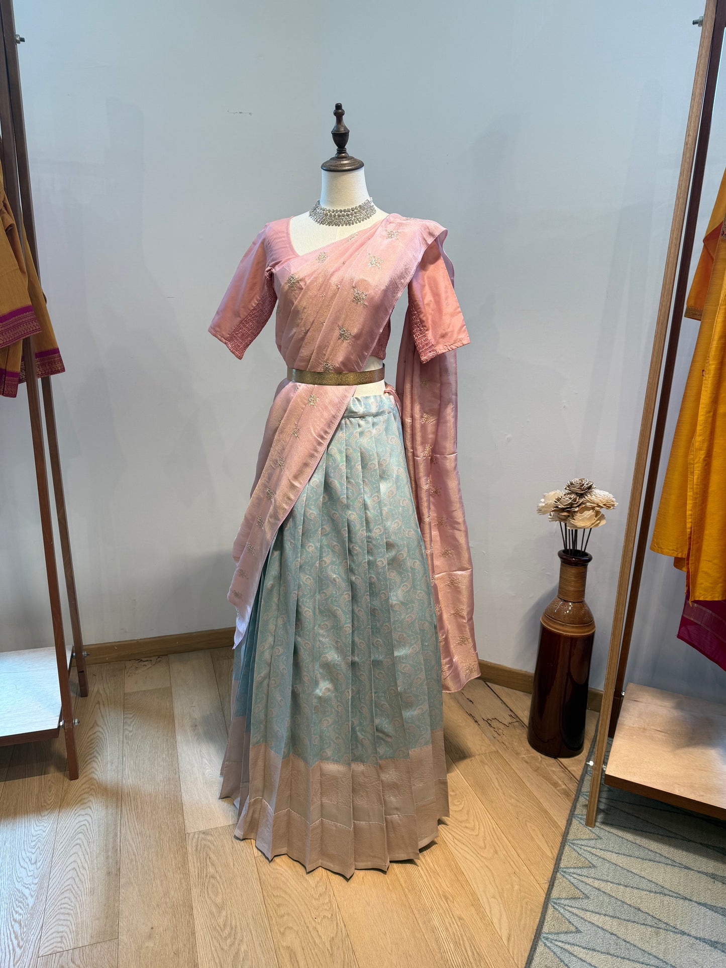 Rose Mist Lehenga Set