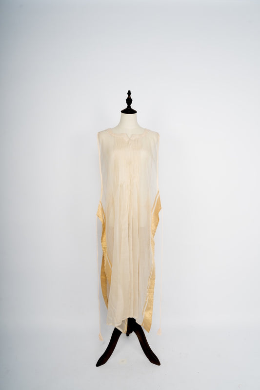 Ivory Gold Long Shrug