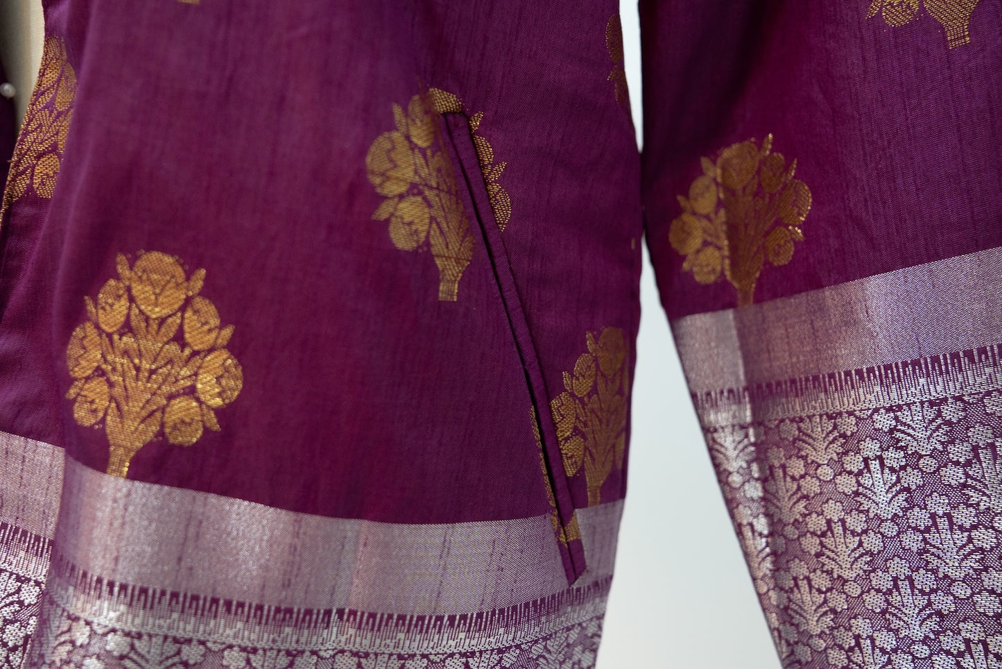 Magenta Zari Jacket