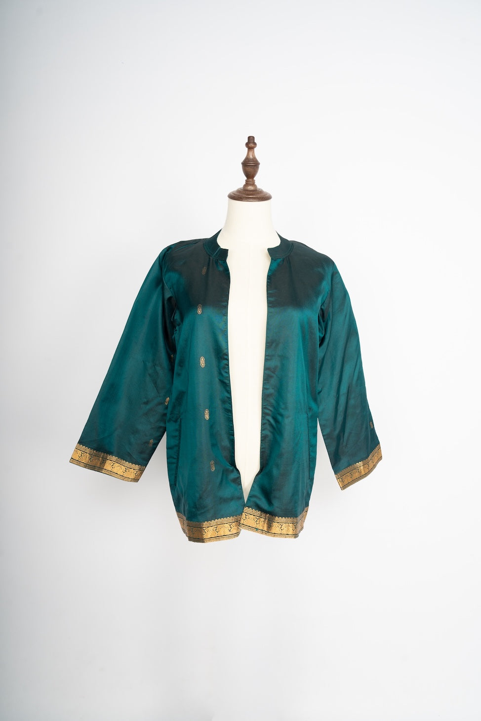 Teal Paisley Jacket