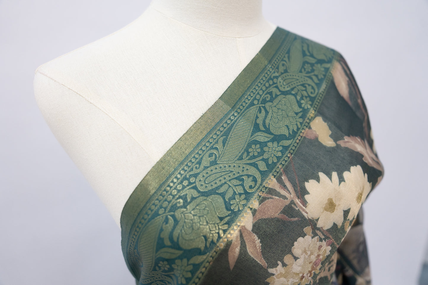 Forest Bloom Saree