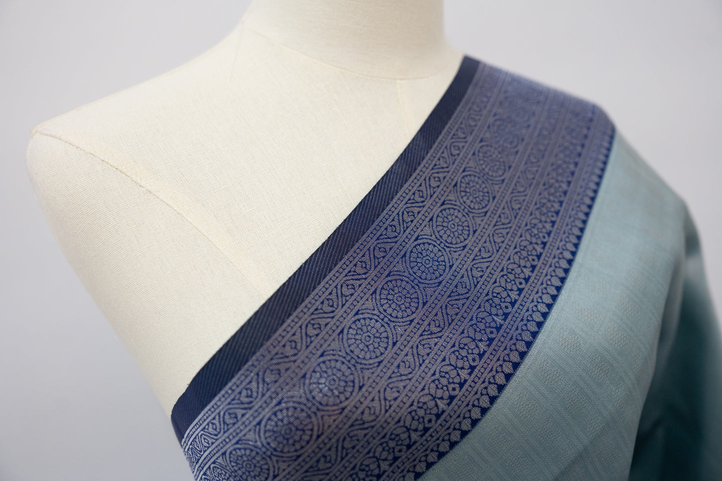 Blue Mist Silk Saree