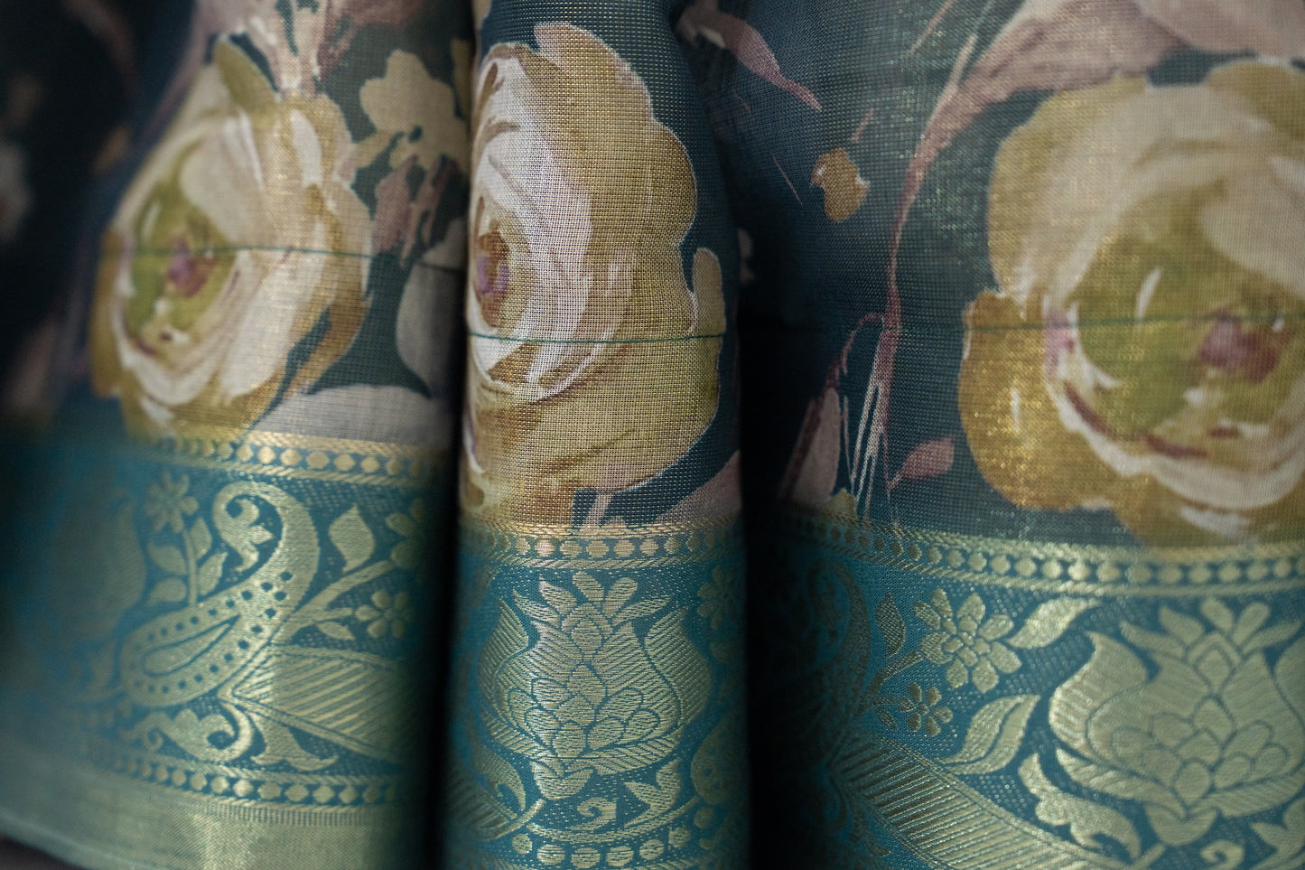 Forest Bloom Saree