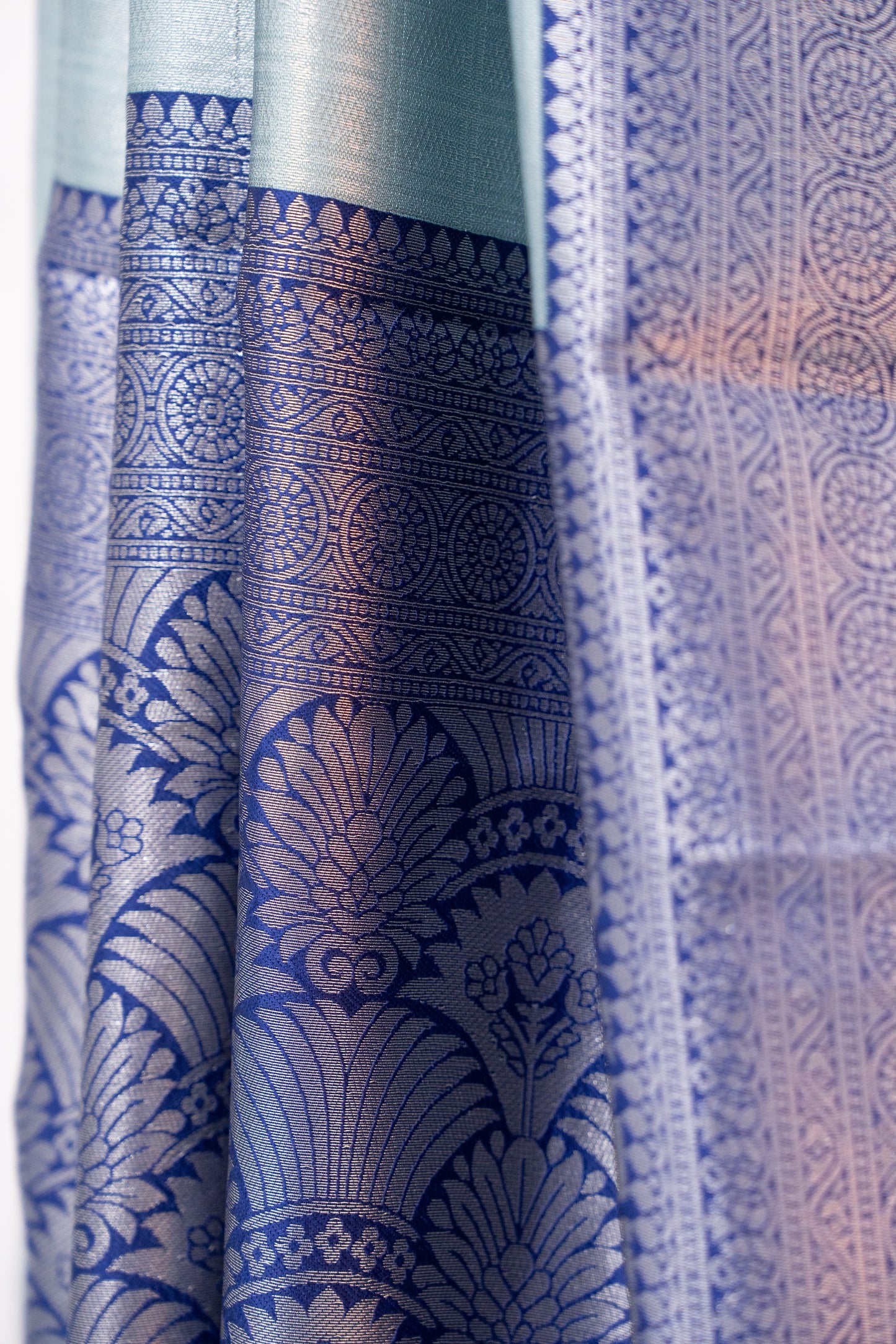 Blue Mist Silk Saree