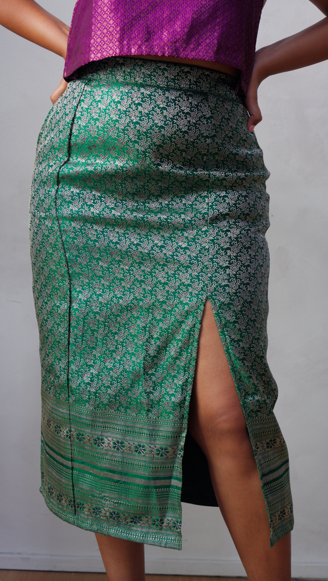 Upcycled Saree Nadir Skirt