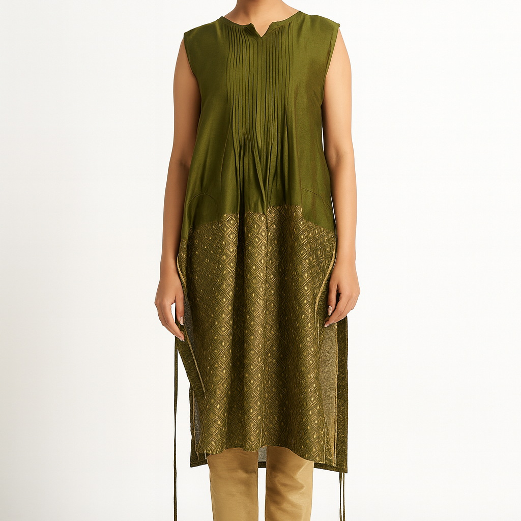 Olive Gold Petite Shrug