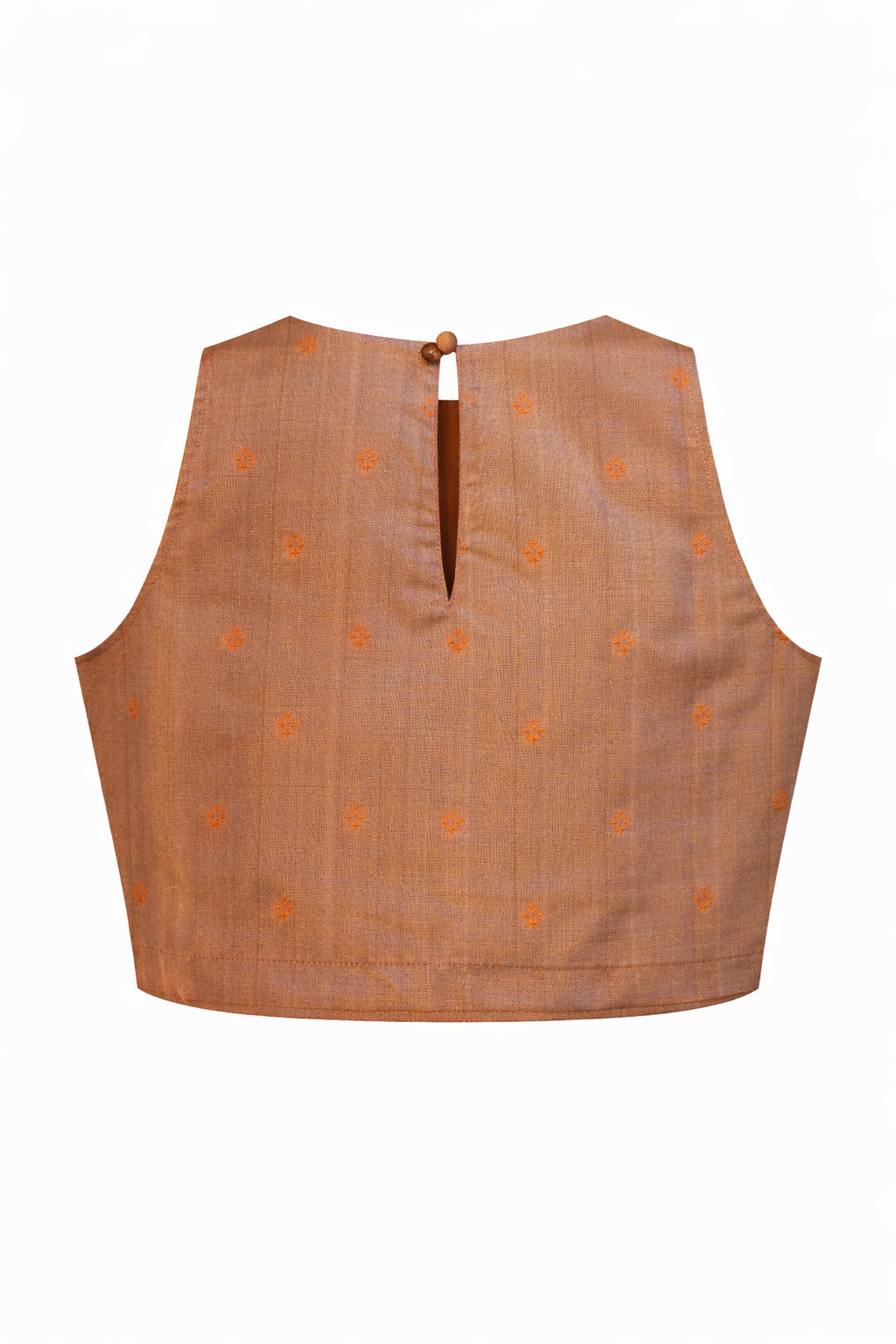Ash Mauve Silk with Copper Zari Zenith Crop