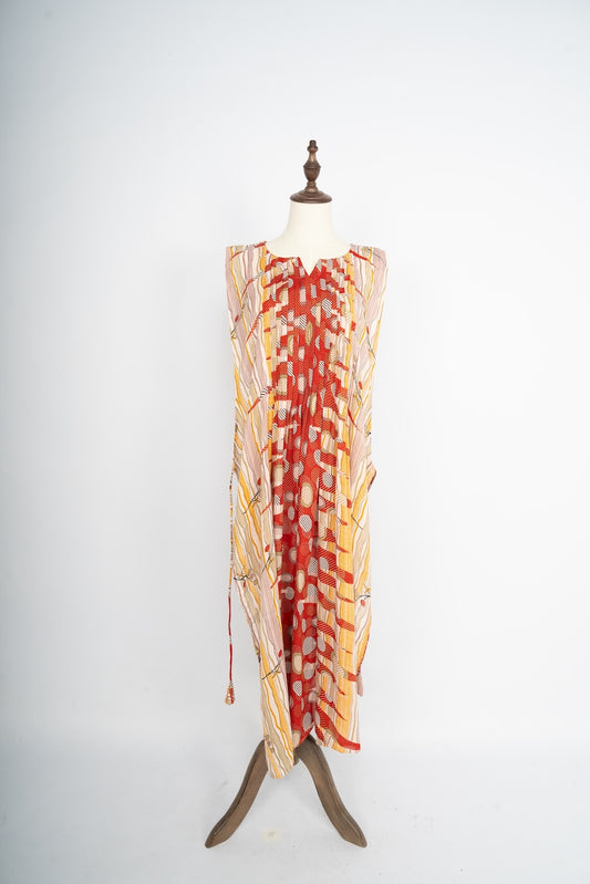 Rust Mosaic Long Shrug