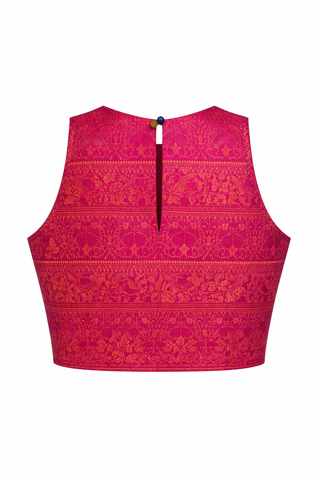 Fuchsia Brocade Zenith Crop