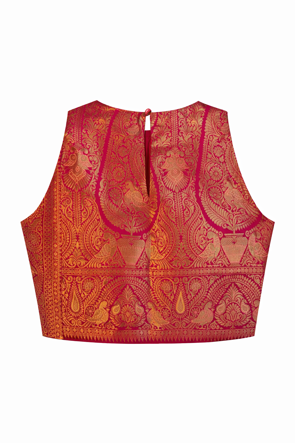 Magenta Brocade Zenith Crop