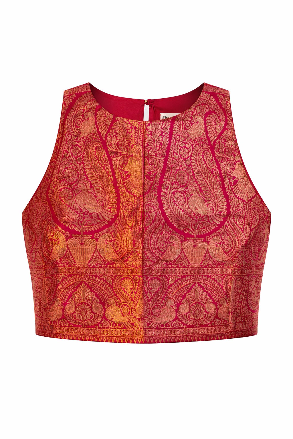 Magenta Brocade Zenith Crop