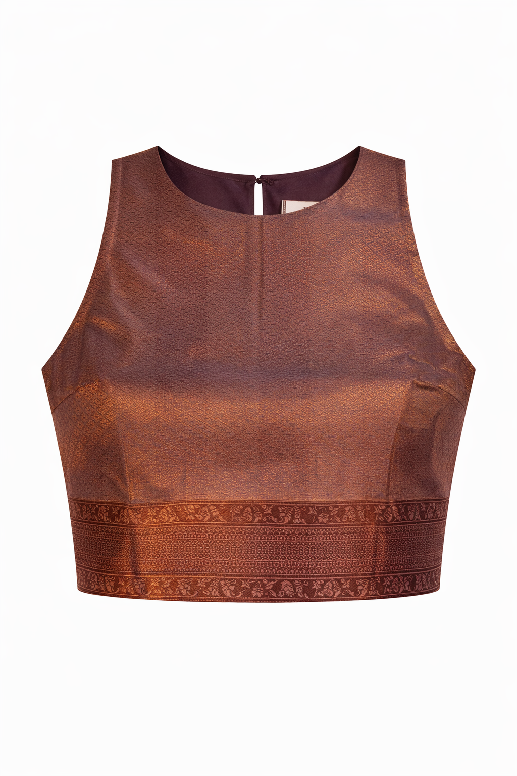 Mauve Iridescent Silk with Copper Zenith Crop