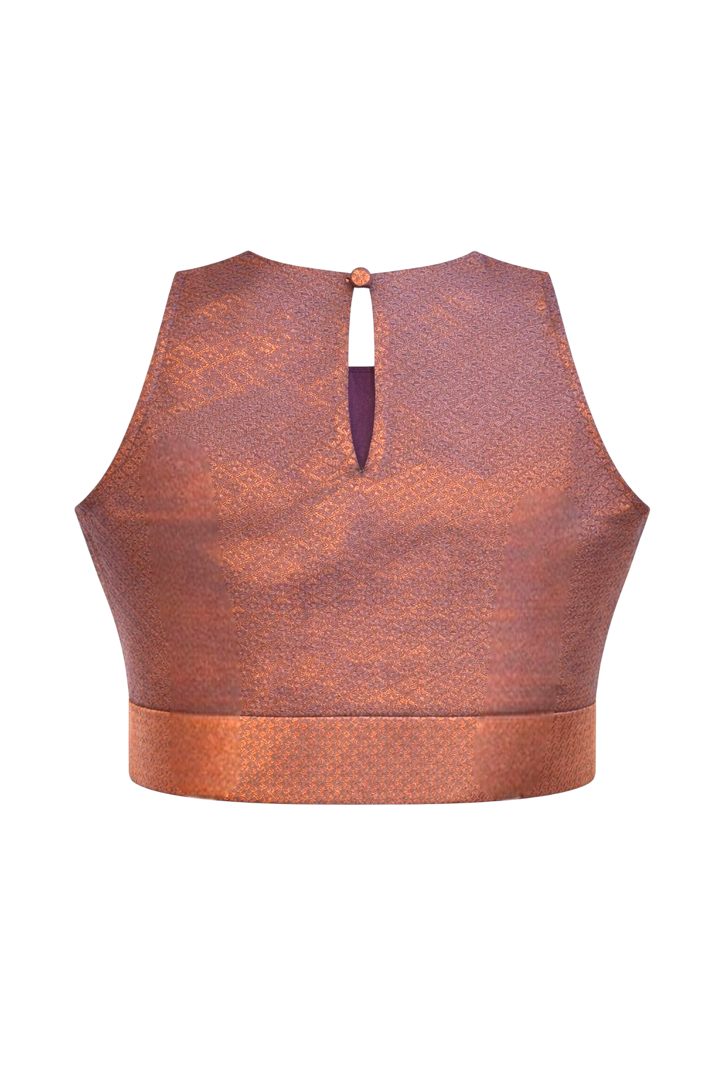 Mauve with Copper Diamonds Zenith Crop