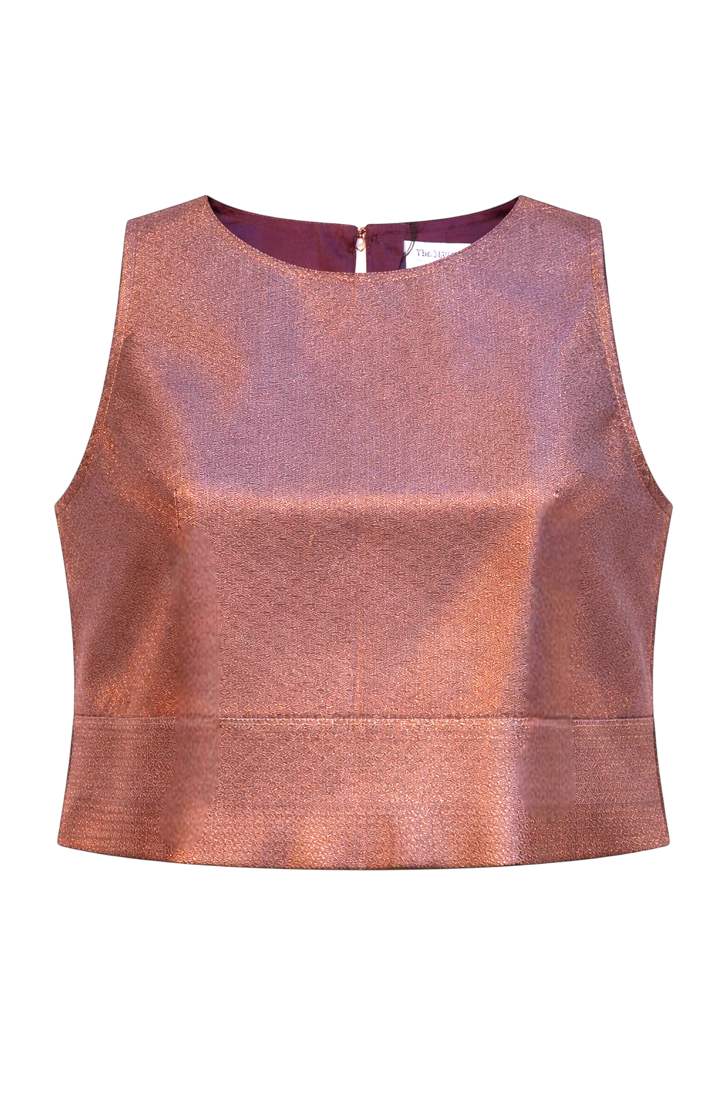 Mauve with Copper Diamonds Zenith Crop