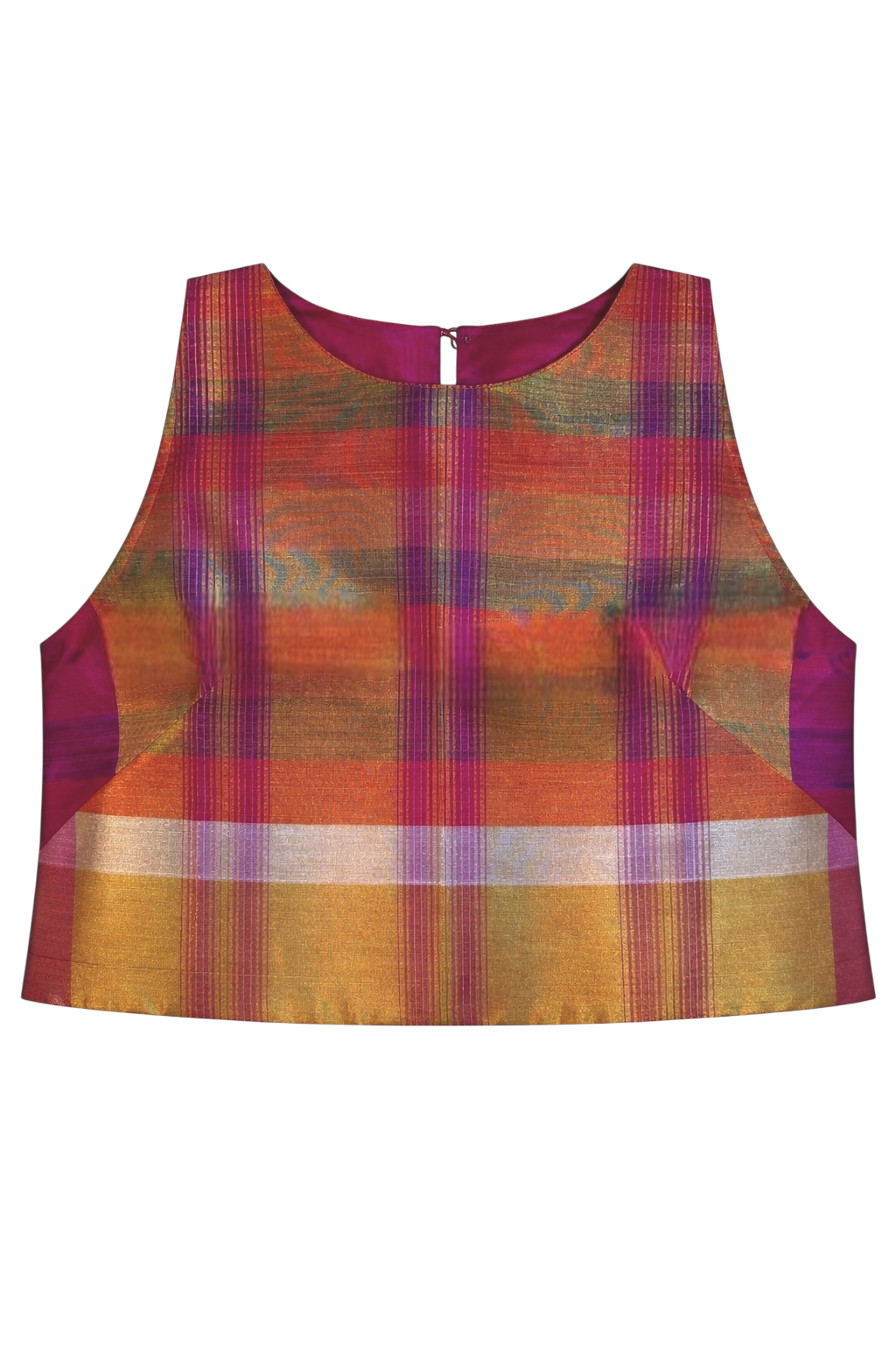 Multi-Colour Plaid Zenith Crop