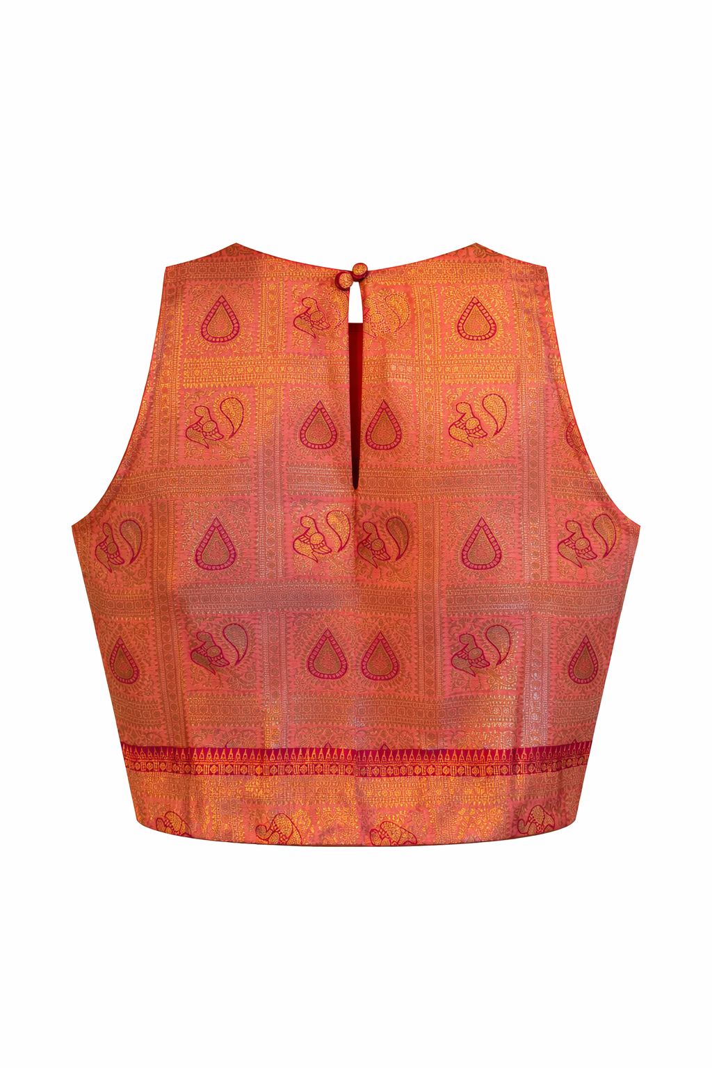 Peach-Pink Brocade Zenith Crop