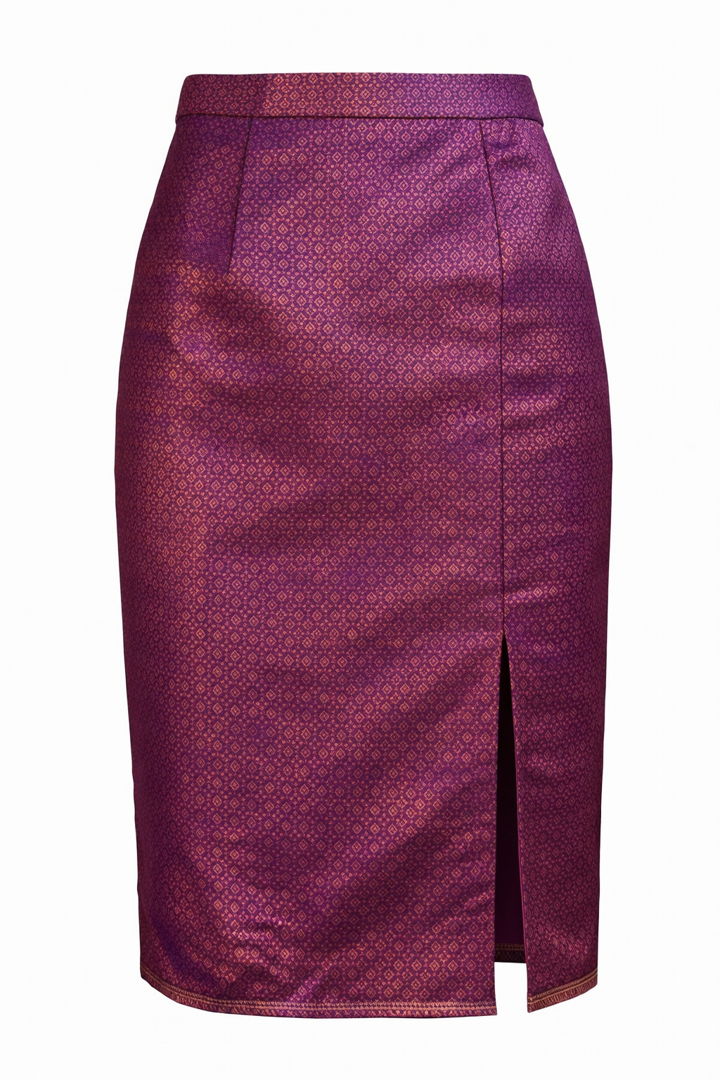Purple Brocade Nadir Skirt