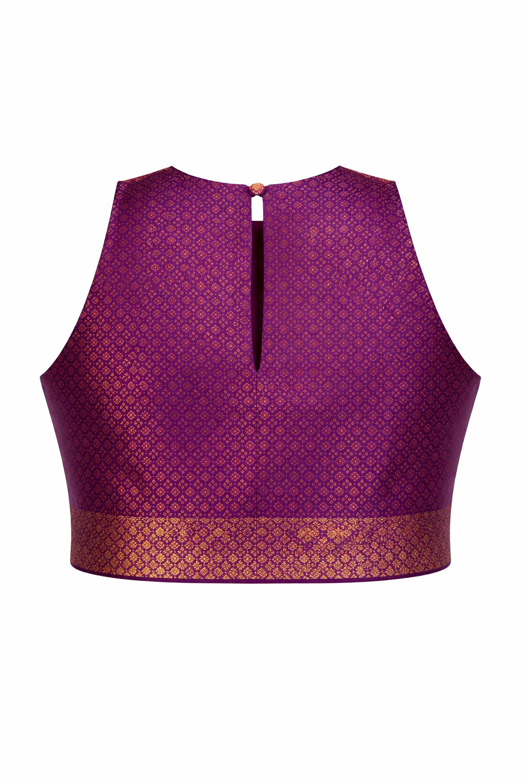 Purple Brocade Zenith Crop