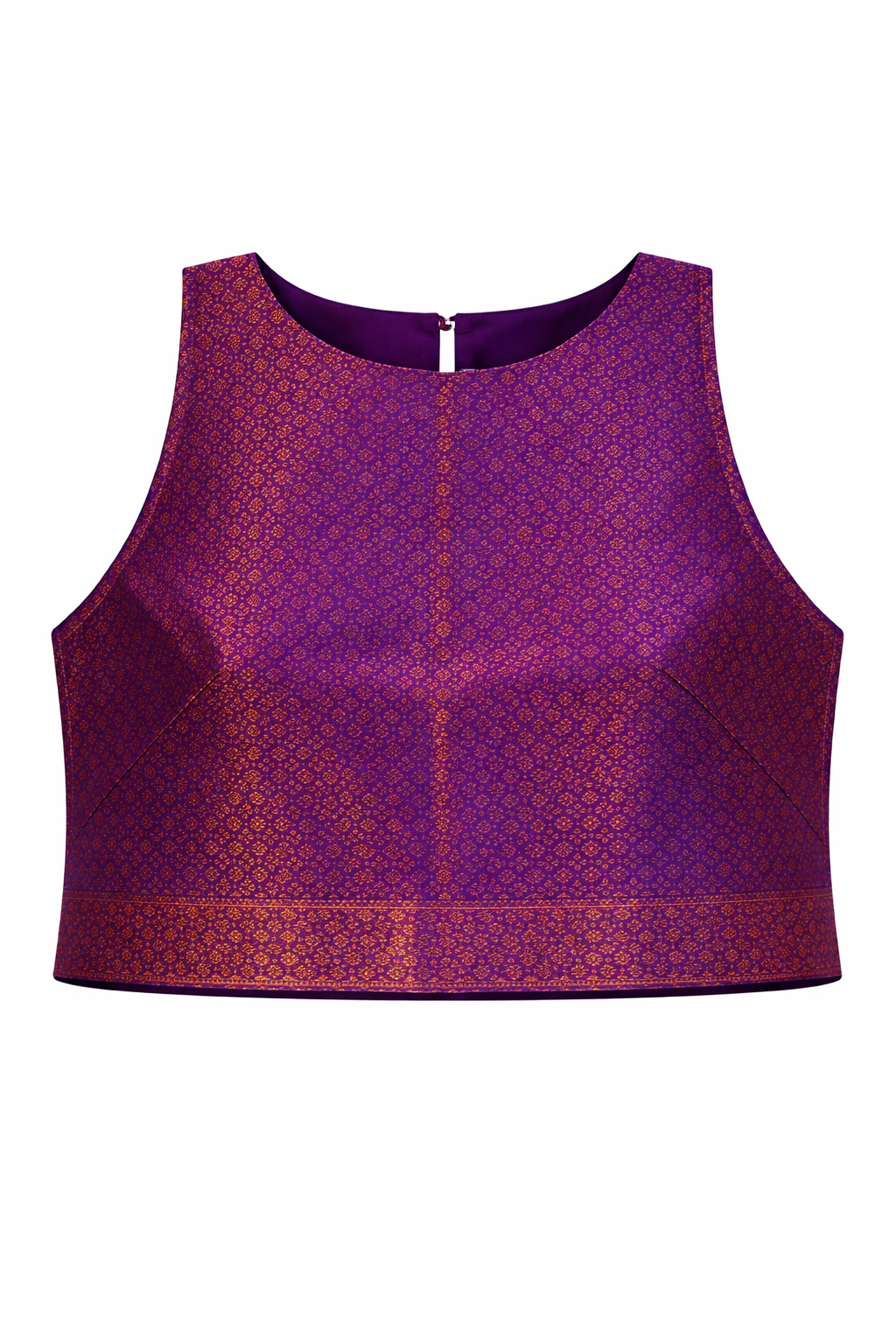 Purple Brocade Zenith Crop