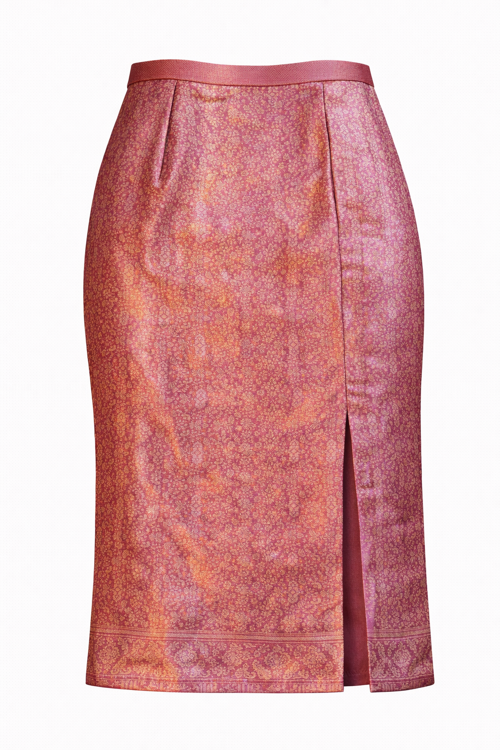 Rose Banarasi Nadir Skirt