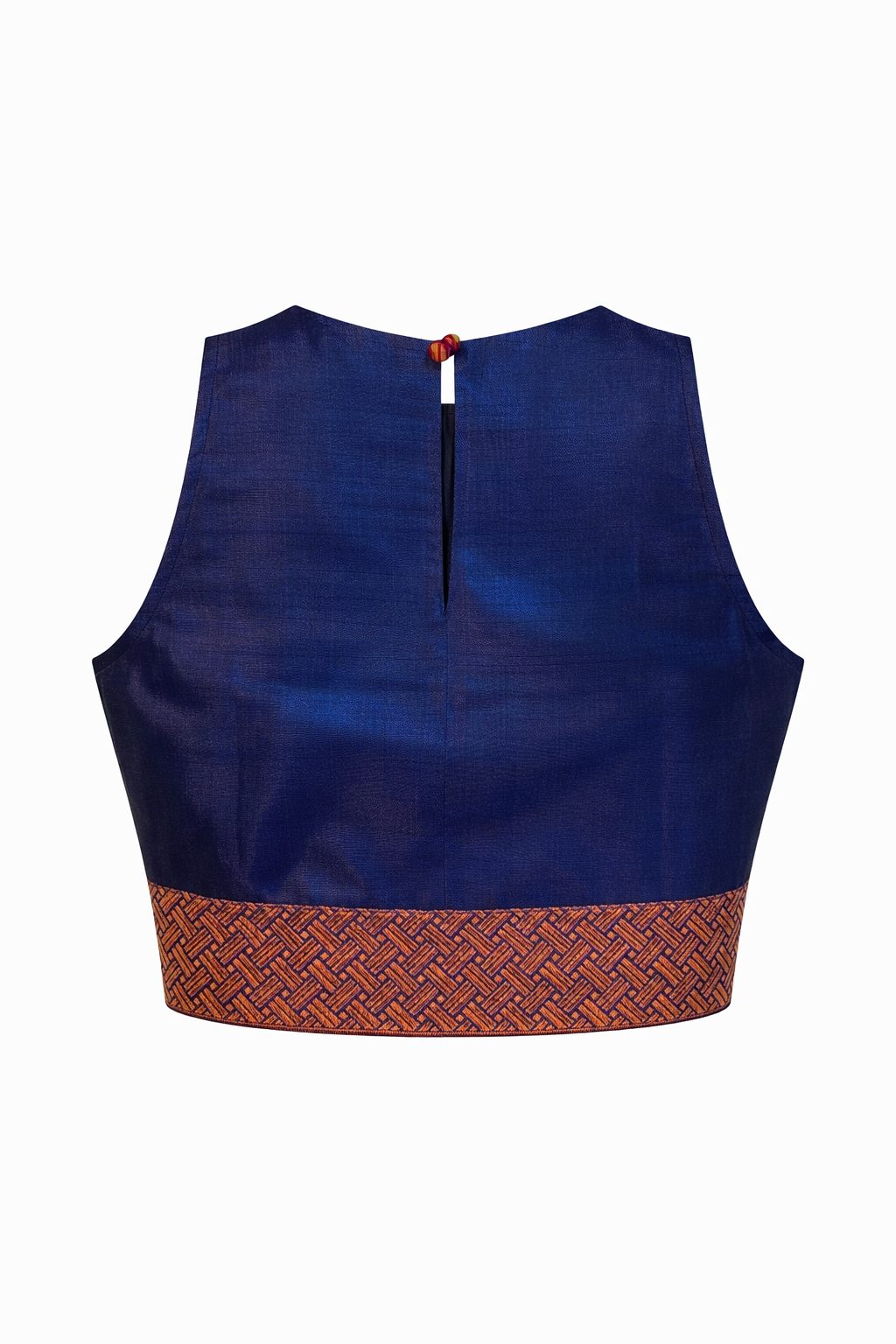 Terracotta Floral & Blue Zenith Crop