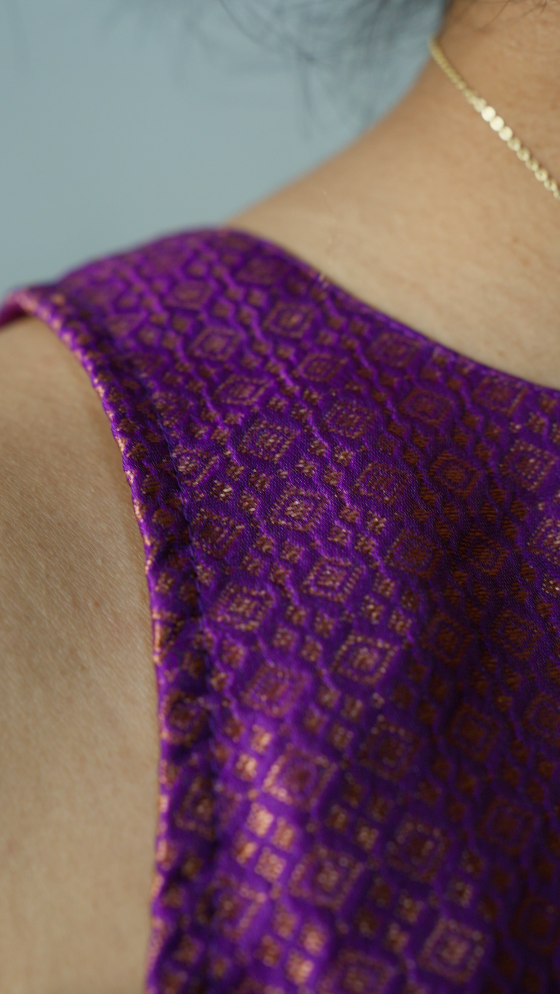 Purple Brocade Zenith Crop