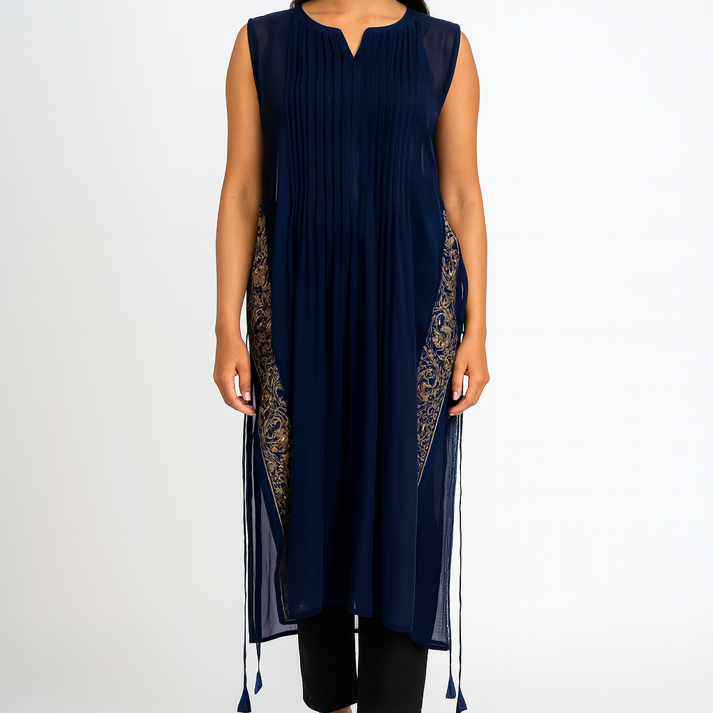 Midnight Bloom Long Shrug