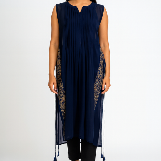 Midnight Bloom Long Shrug