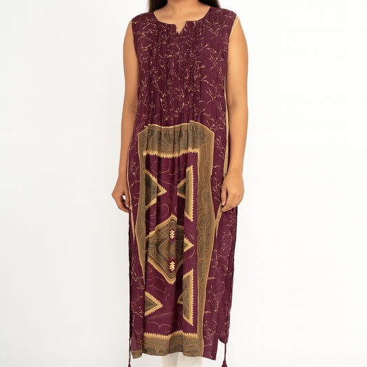 Royal Plum Long Shrug